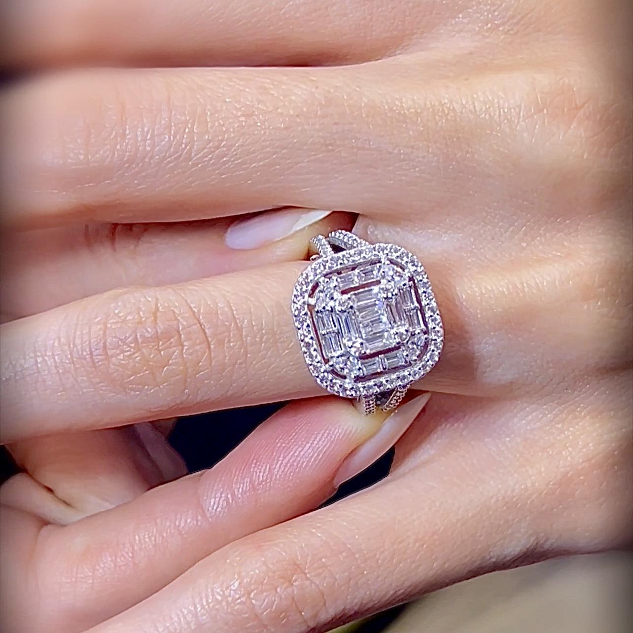 Diamond Classic Baguette Heritage Ring
