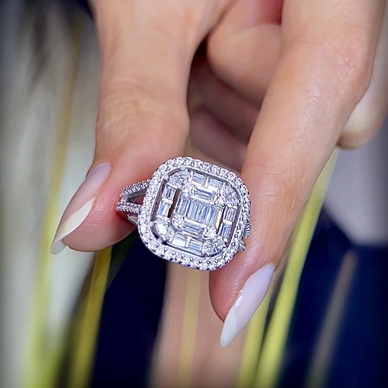 Diamond Classic Baguette Heritage Ring