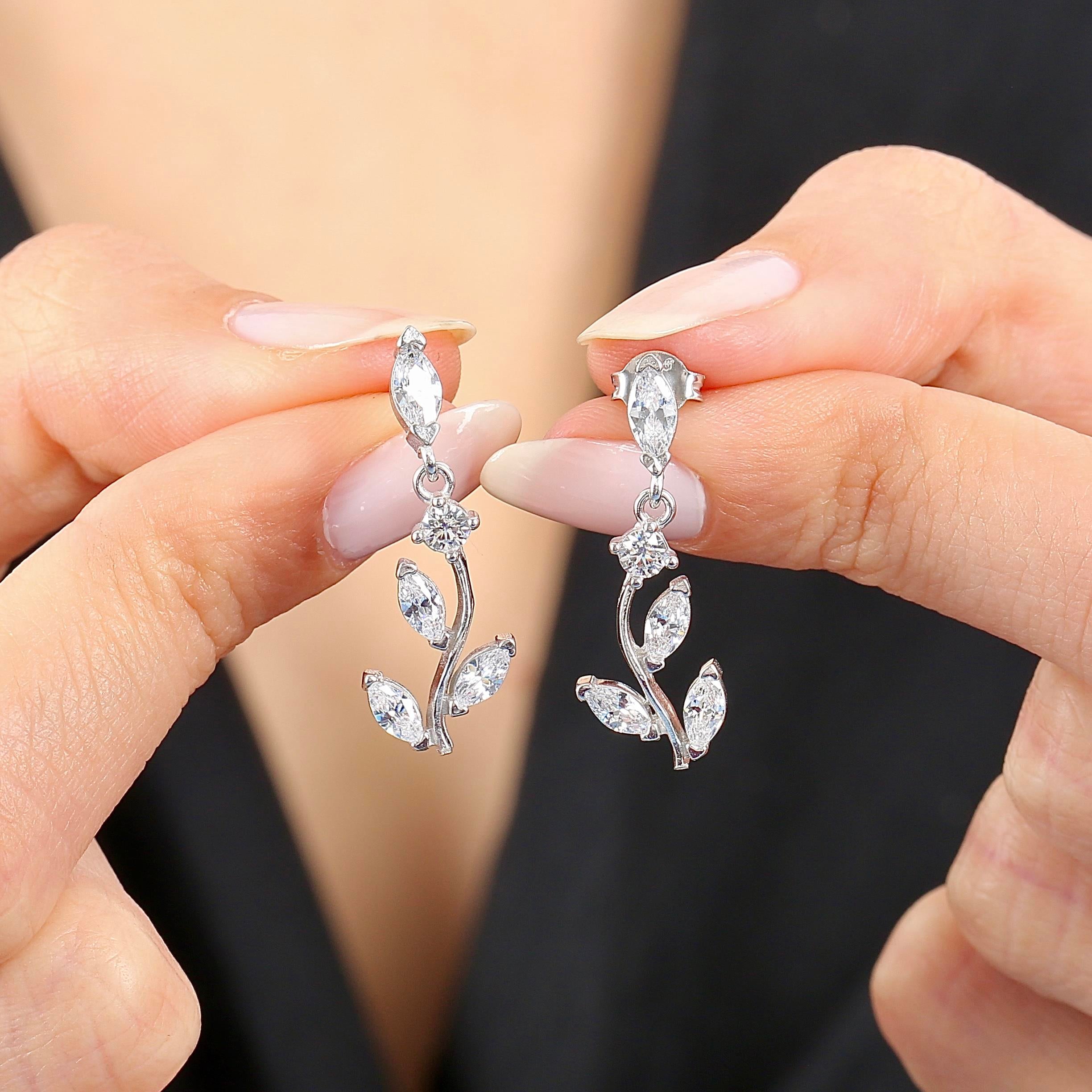 Diamond Full Stone Silver Melody Waterway Set