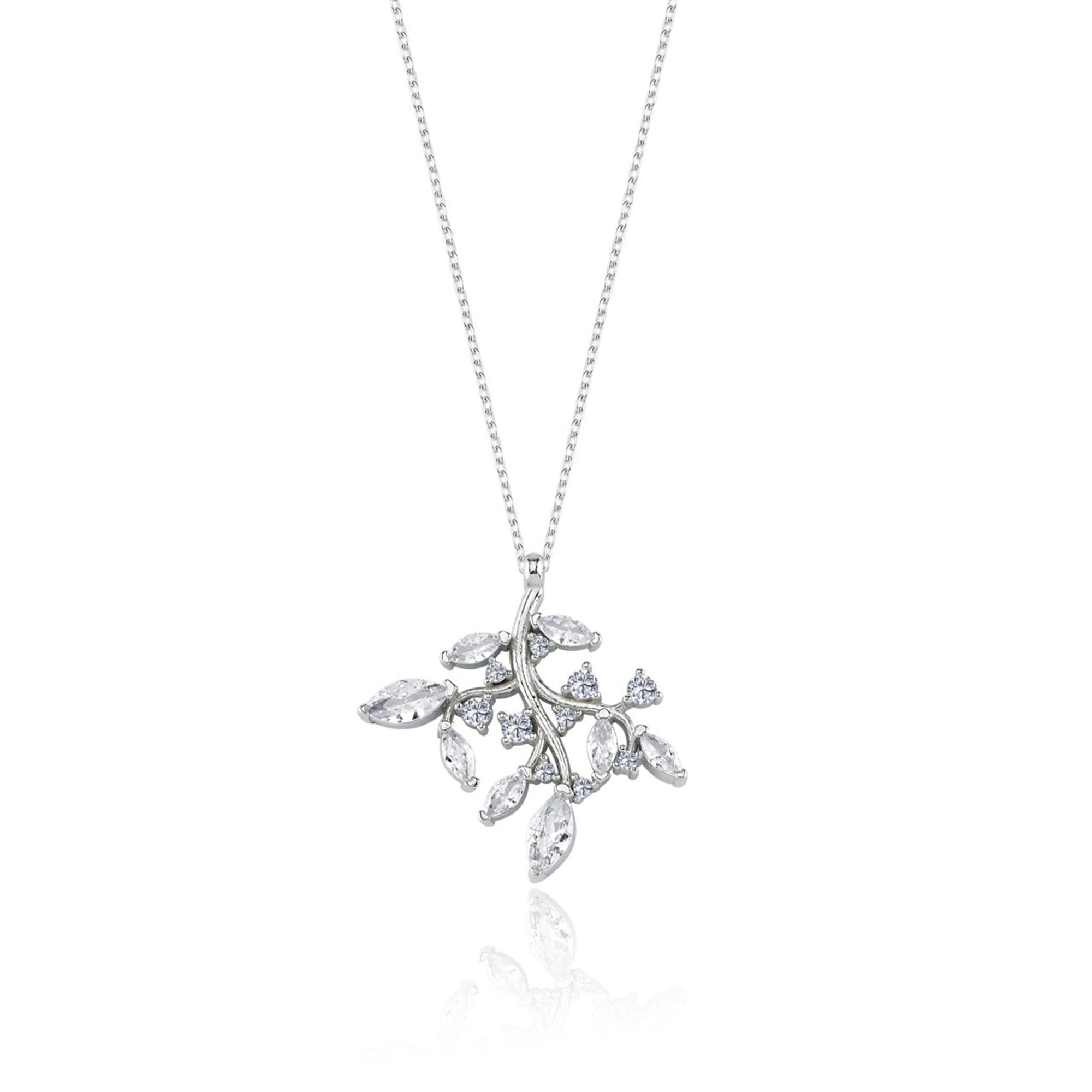 Diamond Sparkling Tree of Life Necklace