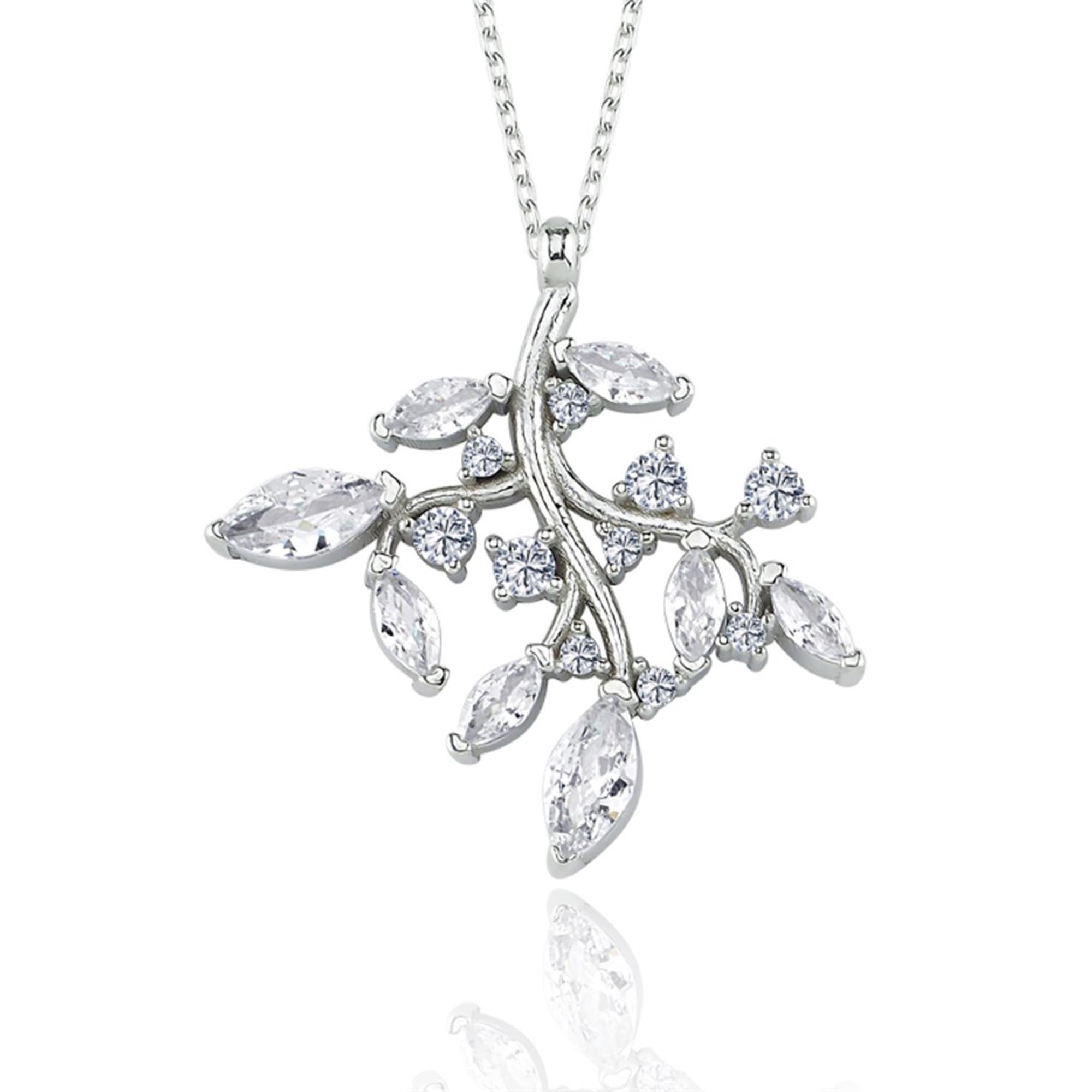 Diamond Sparkling Tree of Life Necklace