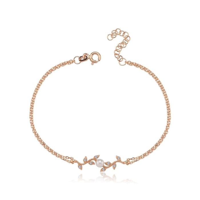 Rose Gold Diamond Teardrop Cut Bridal Jewelry Set for Women