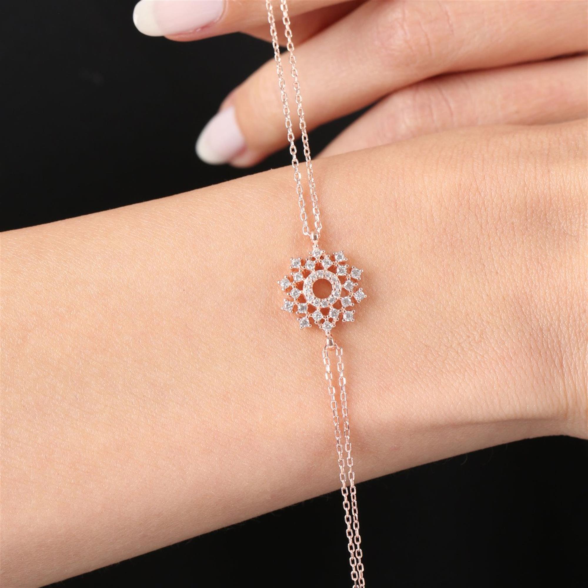Diamond Sparkle Universe Rose Gold Bracelet