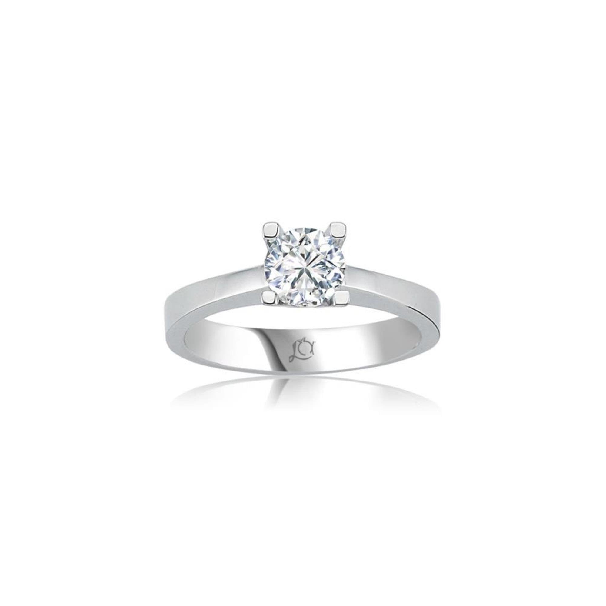 Swarovski V Cut Solitaire Ring