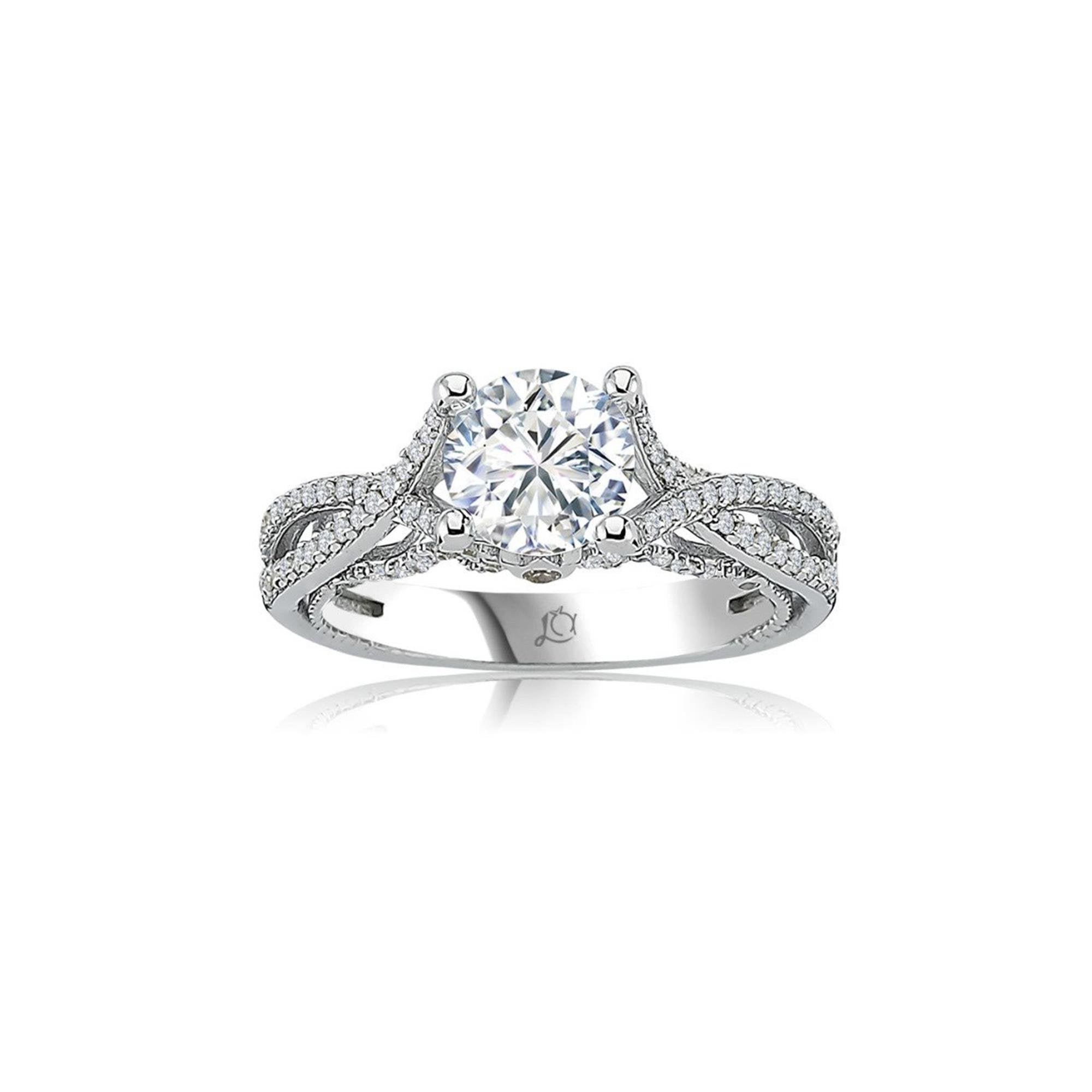 Enchanting Solitaire Silver Ring