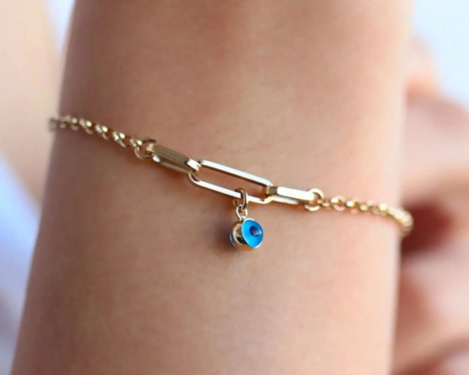 The Symbolic Power of Gold Evil Eye Bracelets: Protection Meets Elegance
