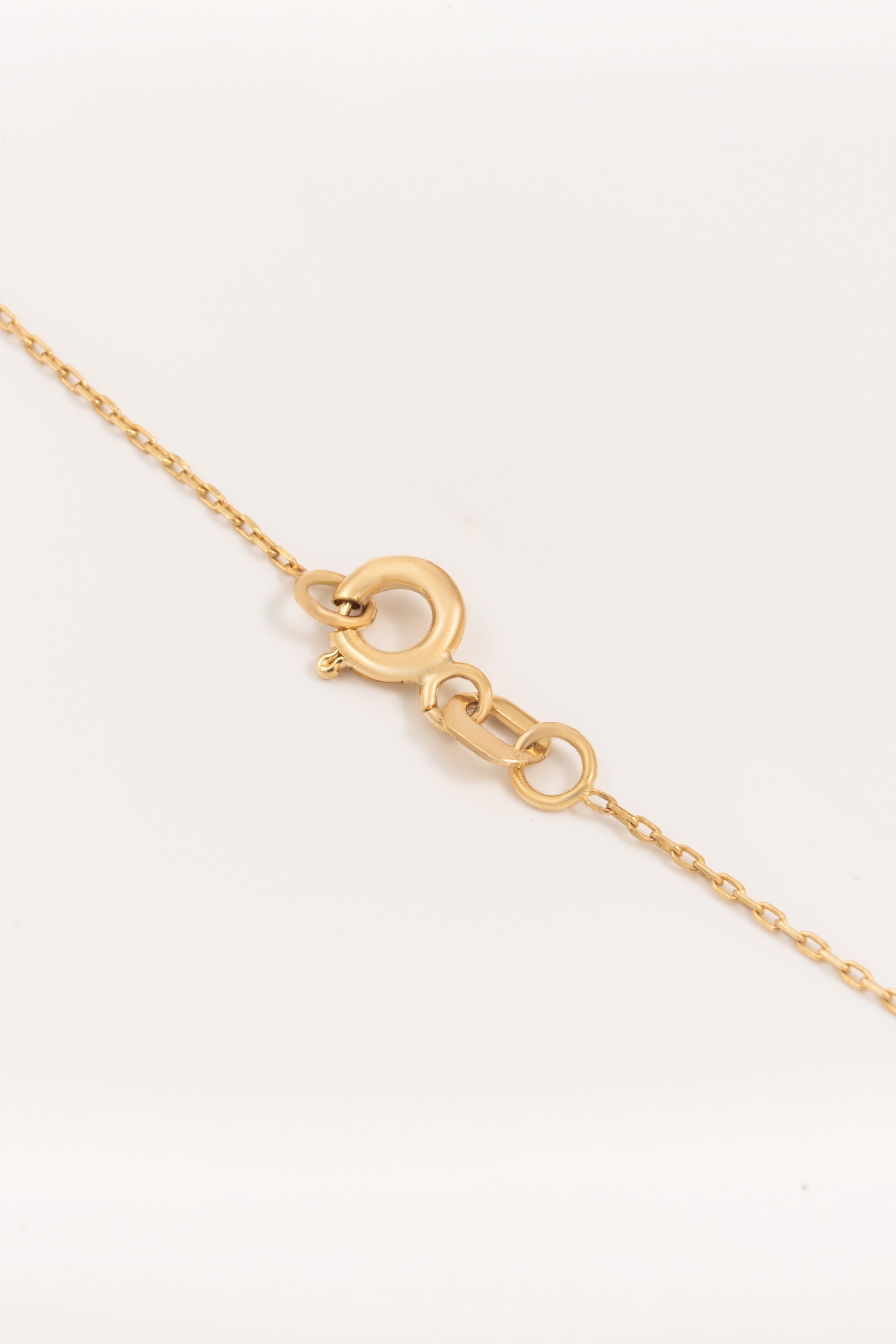 14K Gold Pavé Swallow Necklace