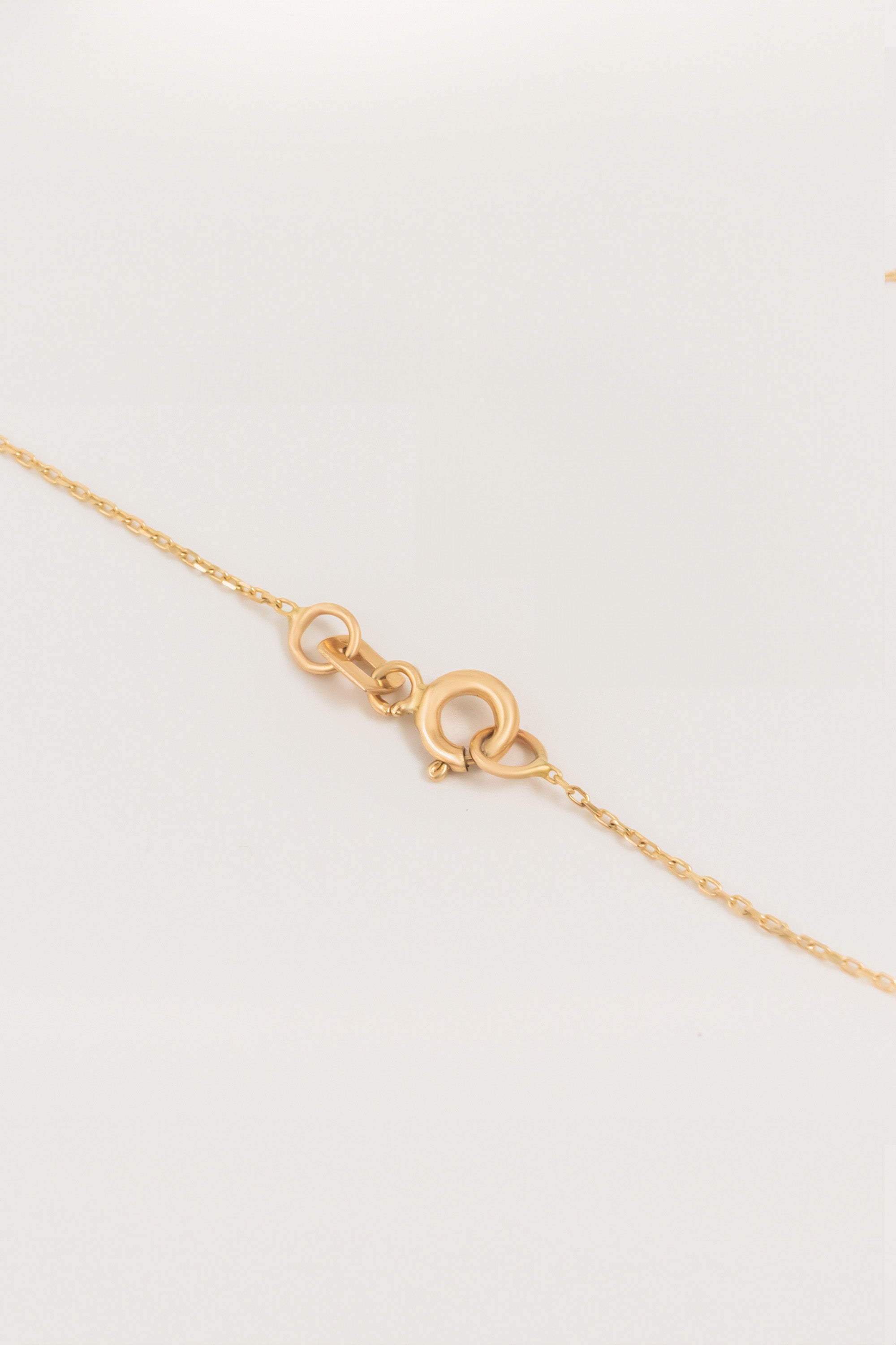 14K Gold Angel Wings Sword Necklace