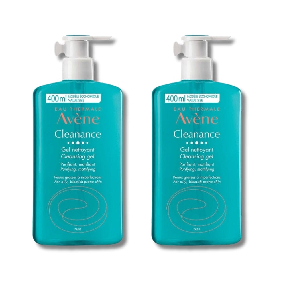 Avène Cleanance Face and Body Cleansing Gel 400 ml / 14 fl oz (2-Pack)