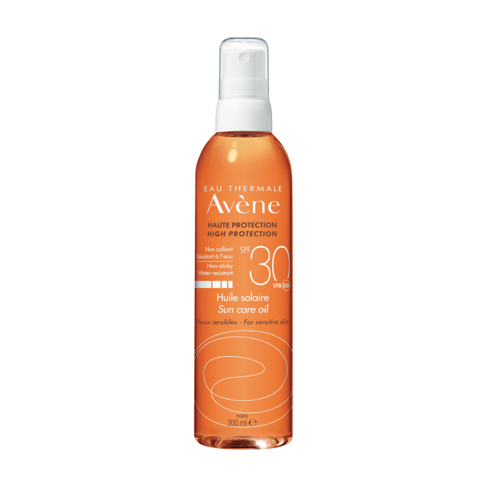 Avène Huile Solaire Sun Care Oil Spf 30 200 ml / 6.8 fl oz Tanning Oil