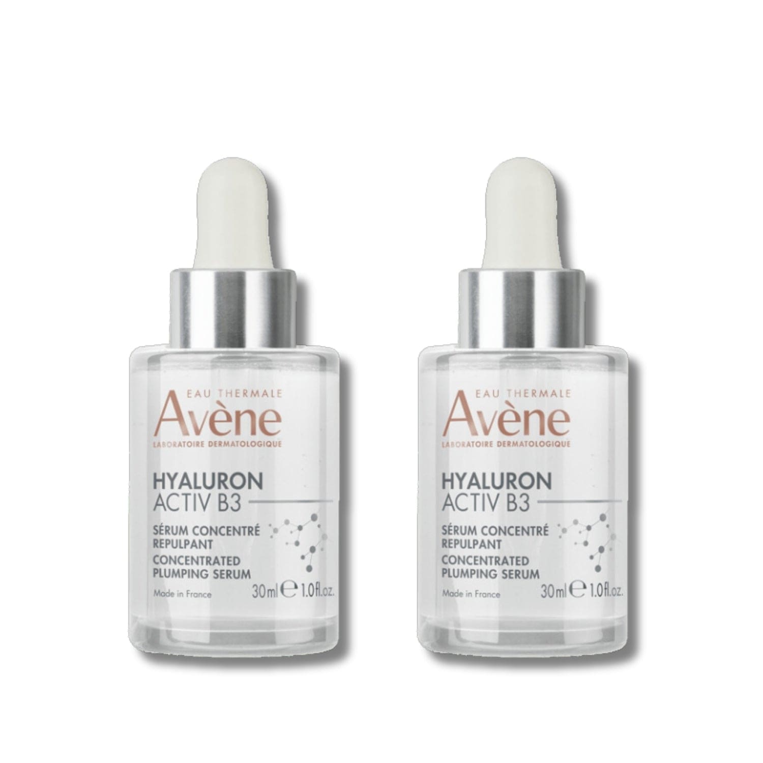 Avène Hyaluron Activ B3 Plumping Concentrated Serum 30 ml / 1 fl oz (2-Pack)