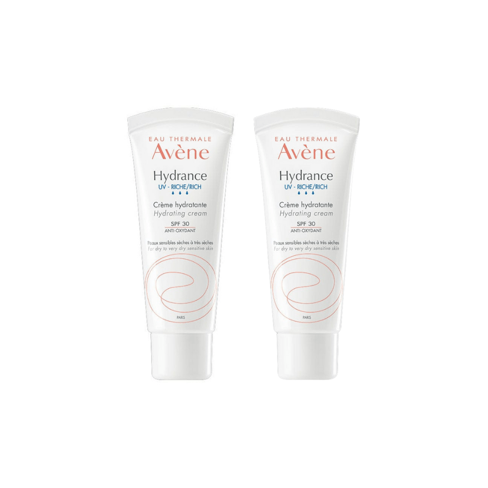 Avène Hydrance UV-Rich Moisturising Cream SPF 30 40 ml / 1.4 fl oz (2-Pack)