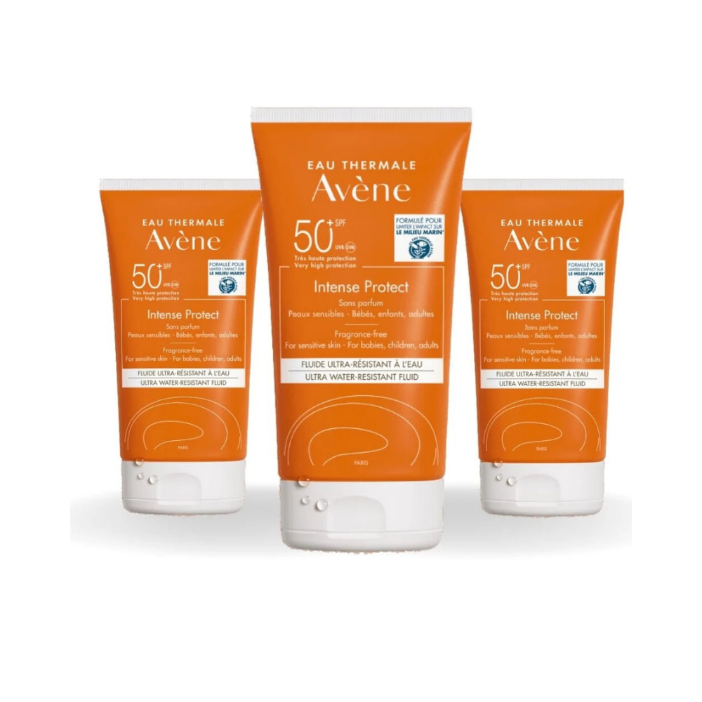 Avène Intense Protect Spf 50 Sunscreen 150 ml / 5.1 fl oz (3-Pack)