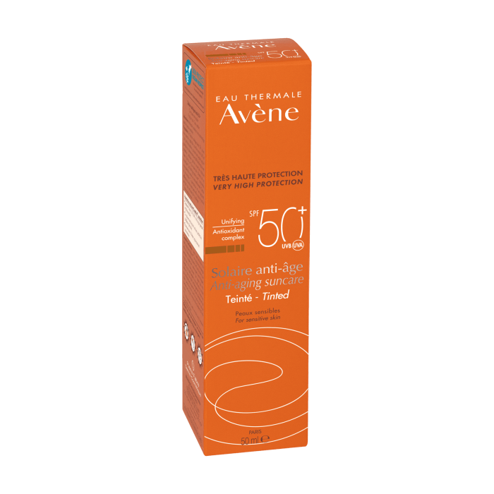 Avène Solaire Anti-age SPF50 Anti-Aging Tinted Sunscreen 50 ml / 1.7 fl oz (2-Pack)