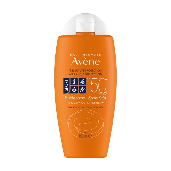 Avène Solaire Fluide Sport Spf 50 Sunscreen 100 ml / 3.4 fl oz