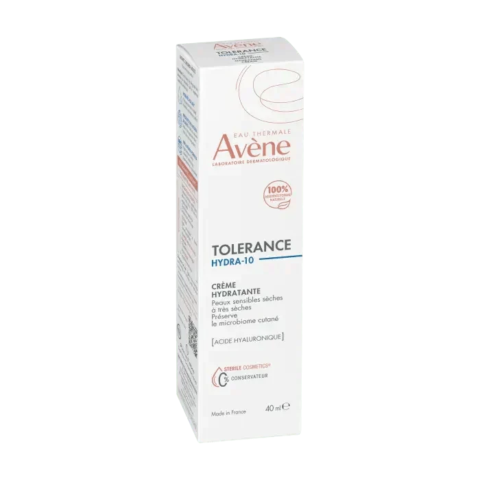 Avène Tolerance Hydra-10 Moisturizing Cream 40 ml / 1.4 fl oz (2-Pack)