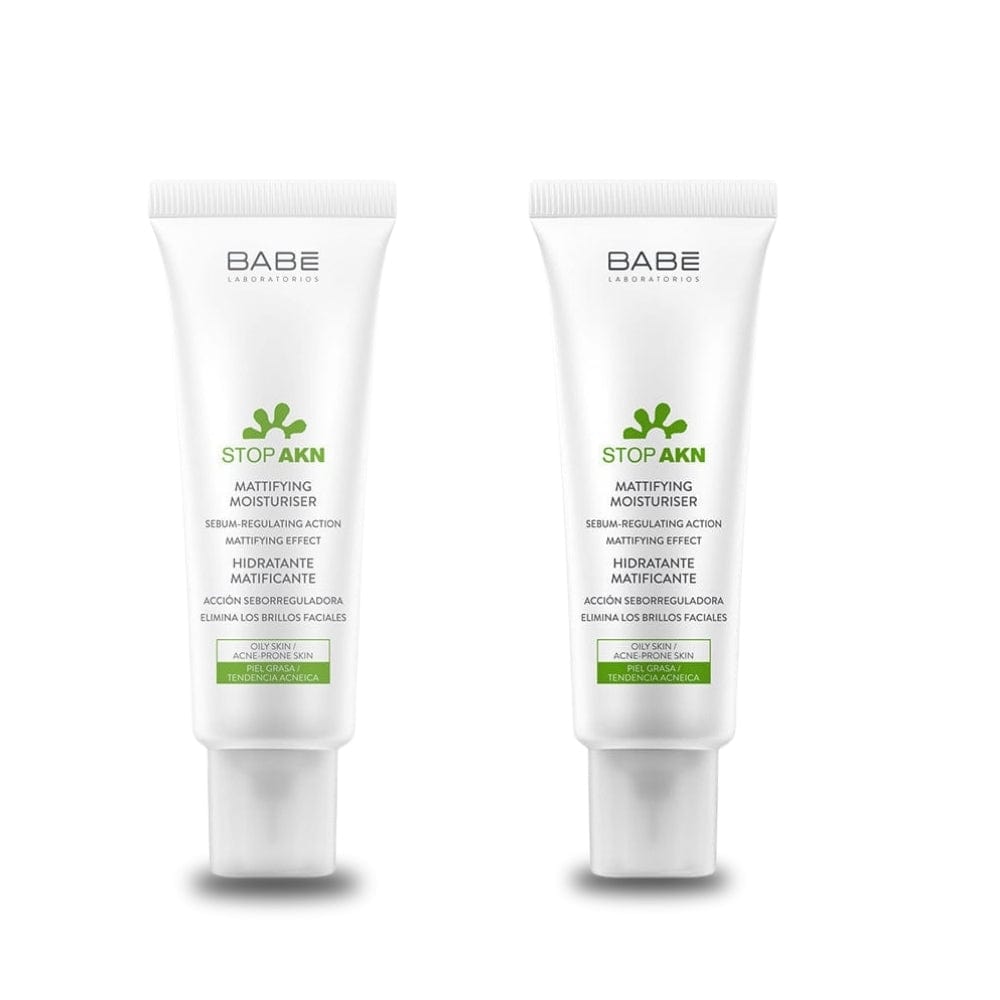 Babe Stop Akn Mattifying Moisturising Cream 50 ml / 1.7 fl oz (2-Pack)