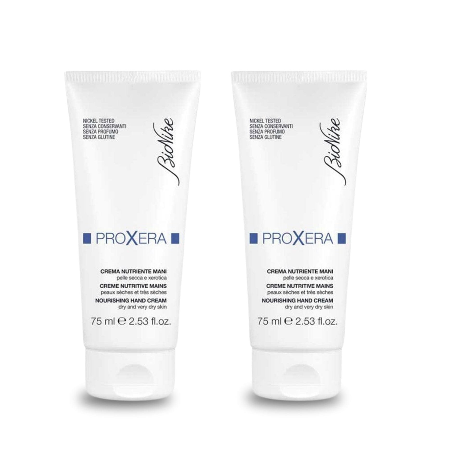 BioNike Proxera Nourishing and Softening Hand Cream 75 ml / 2.5 fl oz (2-Pack)