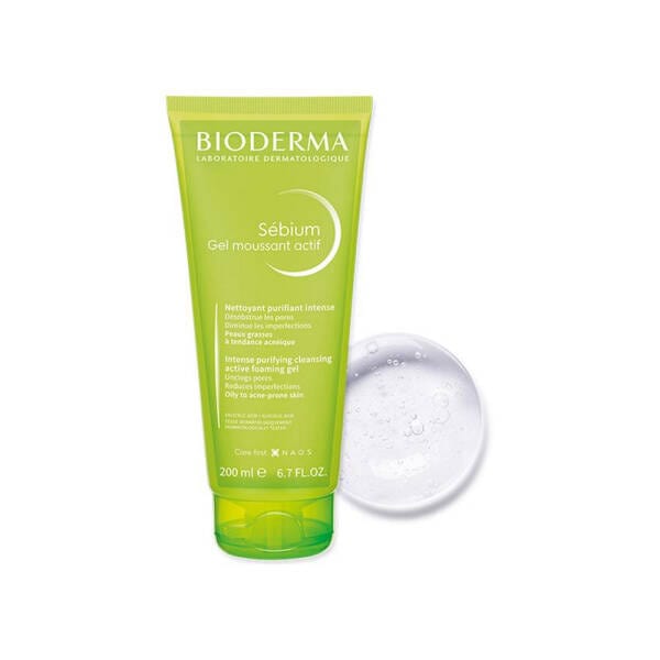 Bioderma Sebium Active Intensive Purifying Cleansing Gel 200 ml / 6.8 fl oz