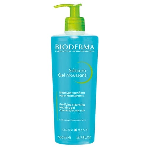 Bioderma Sebium Foaming Skin Cleansing Gel 500 ml / 17 fl oz