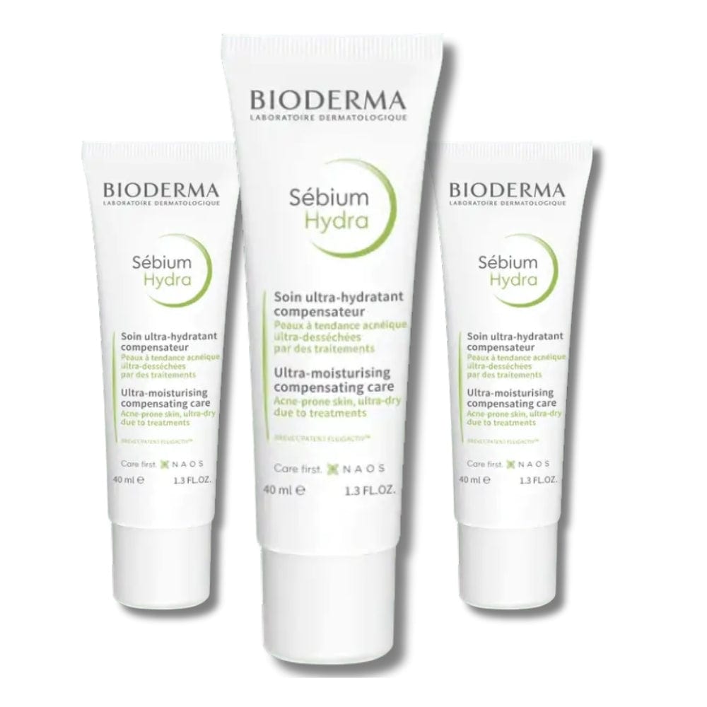 Bioderma Sebium Hydra Cream 40 ml / 1.4 fl oz (3-Pack)
