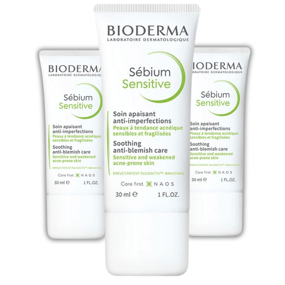 Bioderma Sebium Sensitive Cream 30 ml / 1 fl oz (3-Pack)