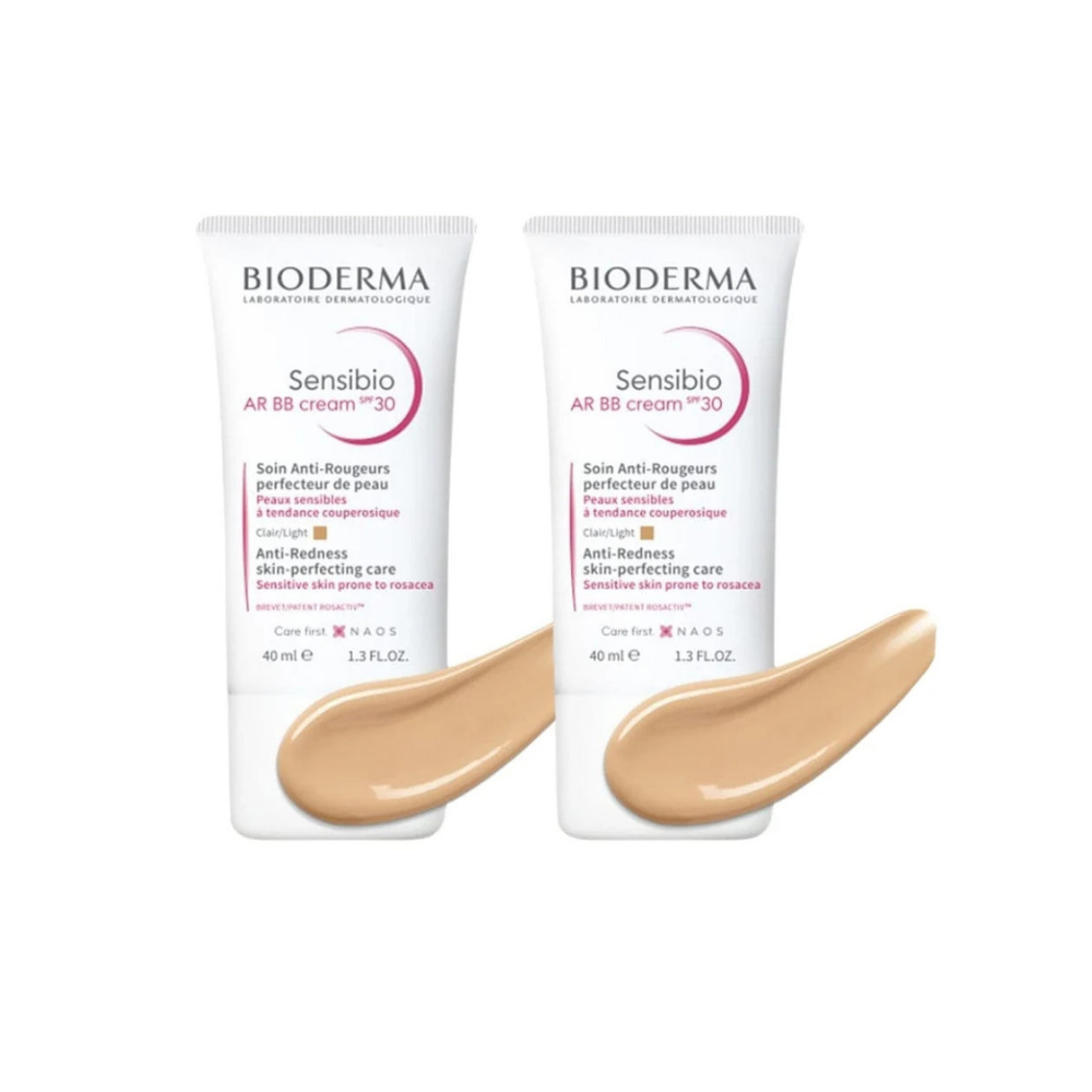 Bioderma Sensibio AR BB Cream Spf30 (Light) 40 ml / 1.4 fl oz (2-Pack)