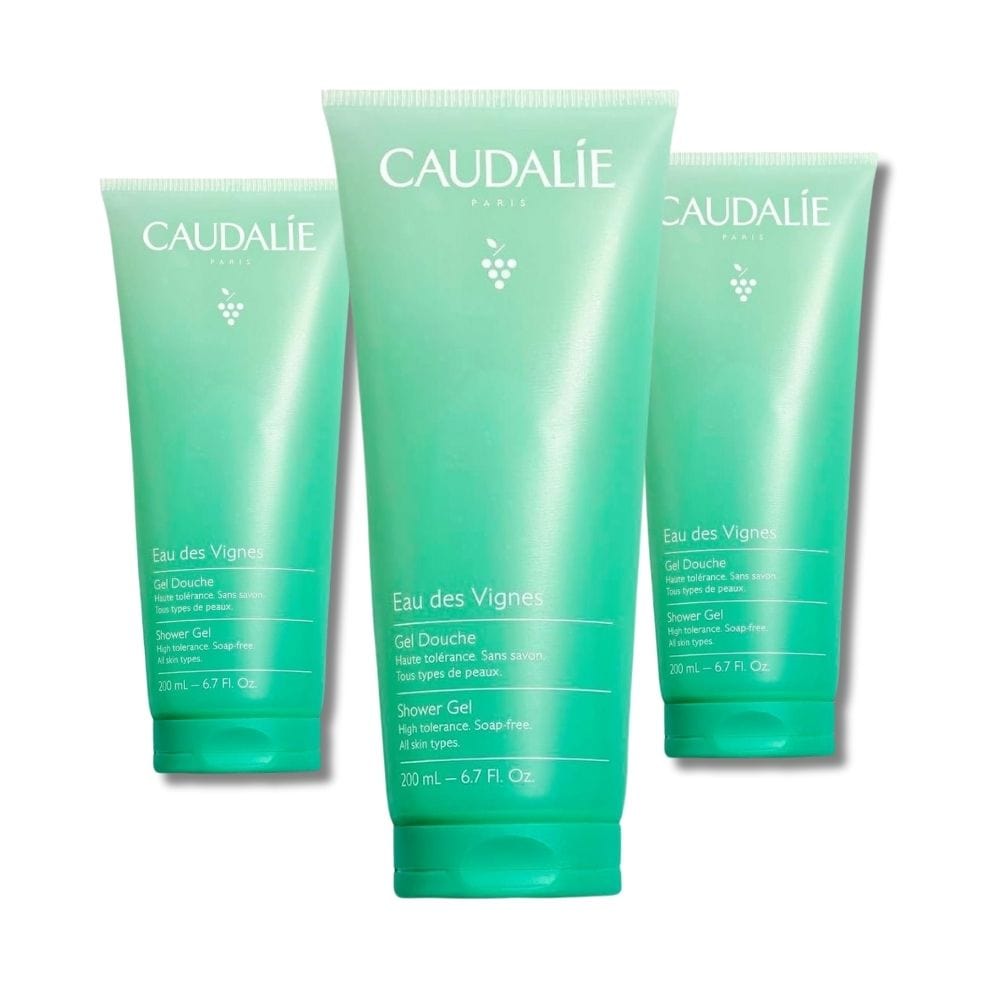 Caudalie Eau Des Vignes Shower Gel 200 ml / 6.8 fl oz (3-Pack)
