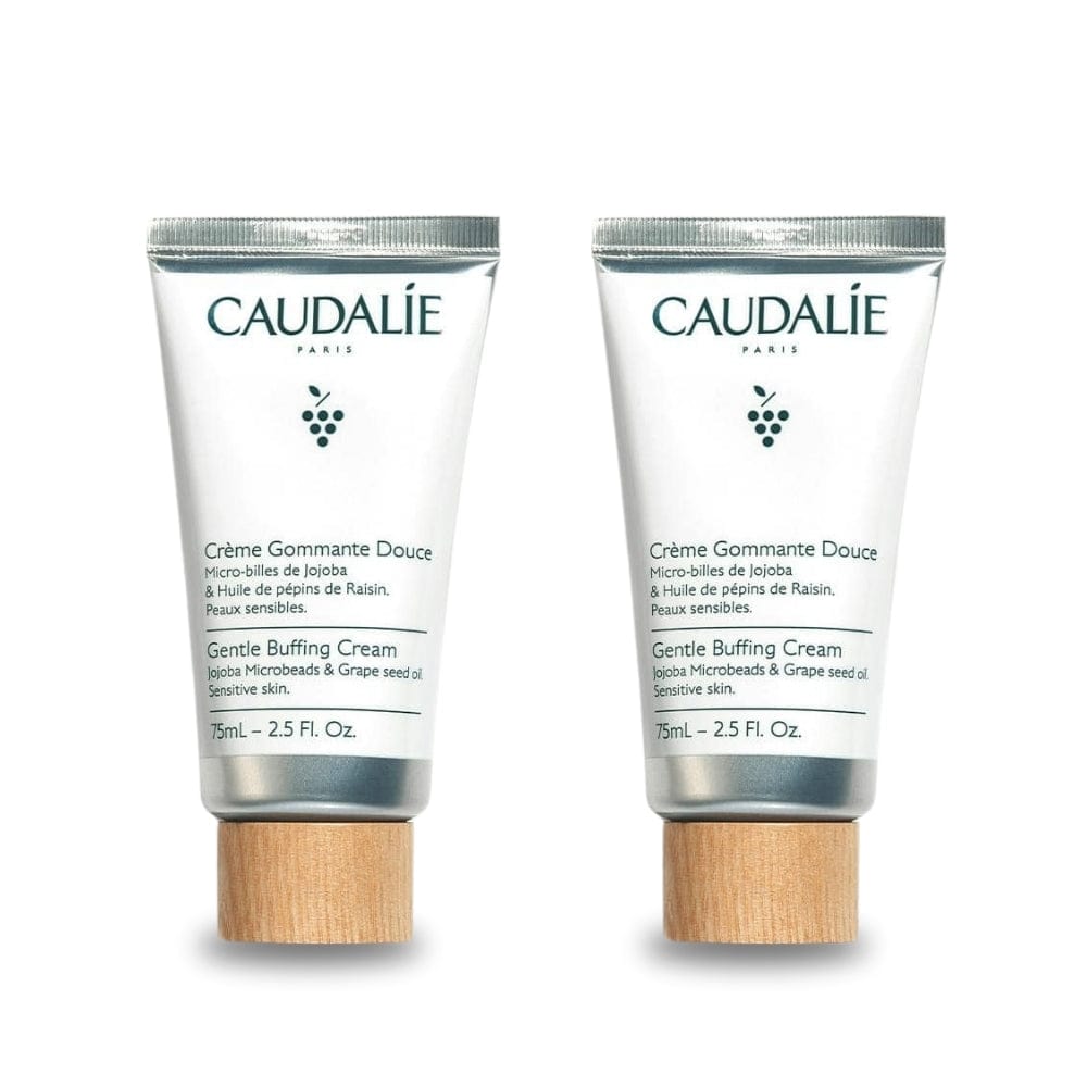 Caudalie Gentle Buffing Cream Peeling 75 ml / 2.5 fl oz (2-Pack)