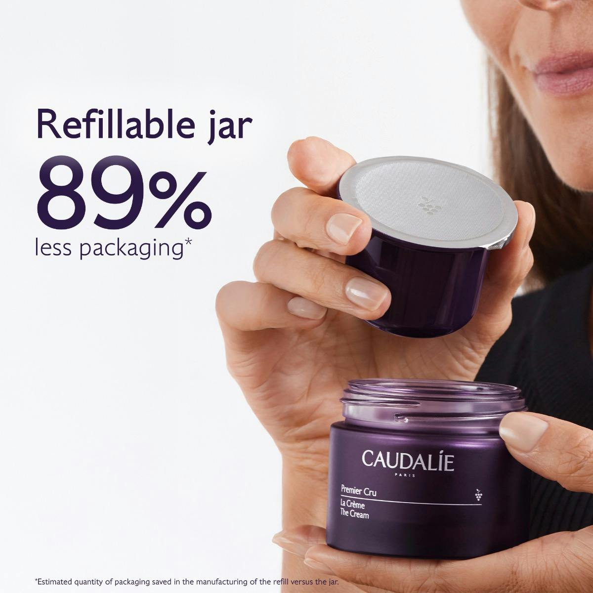 Caudalie Premier Cru Anti-Aging Cream Moisturizer 50 ml / 1.7 fl oz Refill-NEW