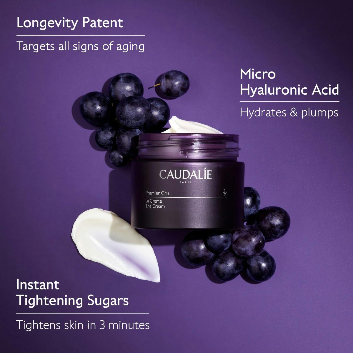 Caudalie Premier Cru Anti-Aging Cream Moisturizer 50 ml / 1.7 fl oz Refill-NEW