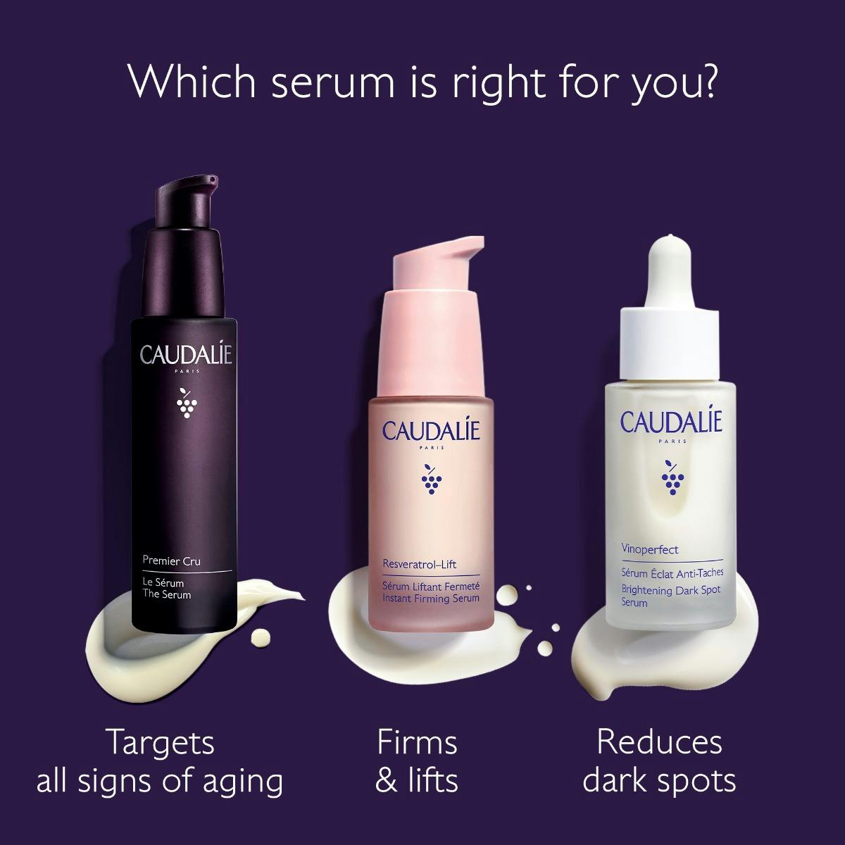 Caudalie Premier Cru Anti-Aging Serum with Niacinamide and Hyaluronic Acid 30 ml / 1 fl oz - NEW