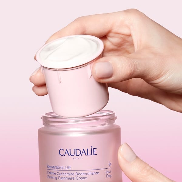 Caudalie Resveratrol Lift Face Lifting Soft Cashmere Cream 50 ml / 1.7 fl oz +Refill Capsule Set