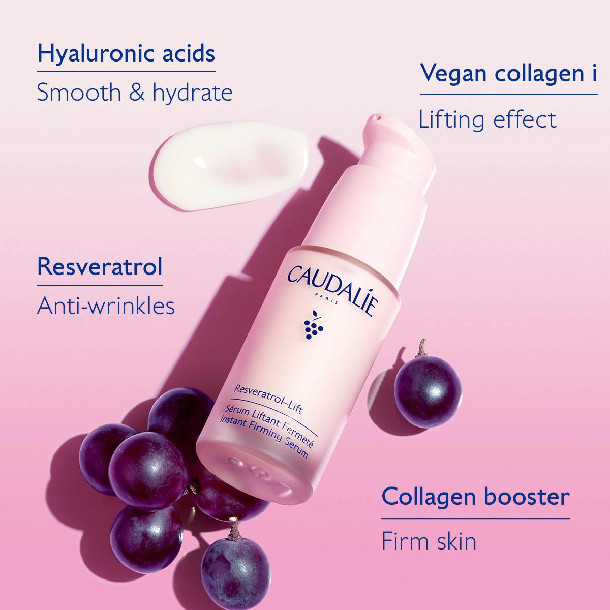 Caudalie Resveratrol-Lift Instant Firming Retinol Alternative Serum 30 ml / 1 fl oz-Refill