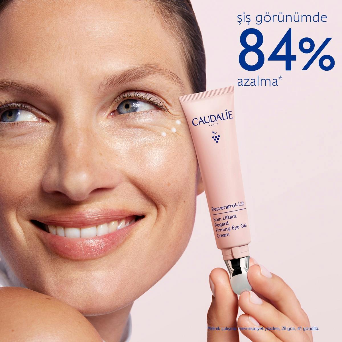 Caudalie Resveratrol-lift Firming Eye Gel Cream 15 ml / 0.5 fl oz (2-Pack)