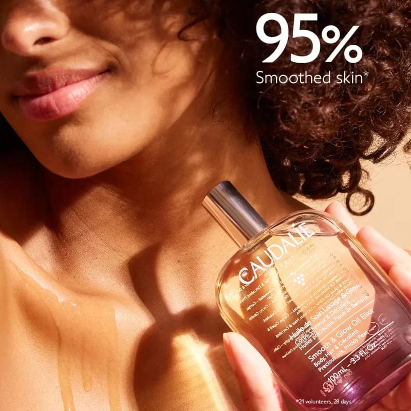 Caudalie Smooth And Glow Fig Oil Elixir 100 ml / 3.4 fl oz (2-Pack)