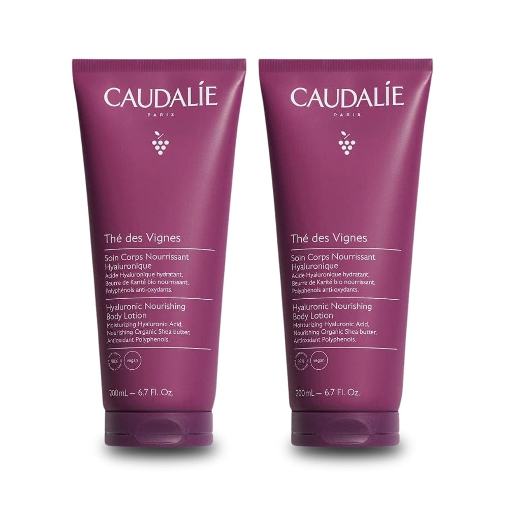 Caudalie The Des Vignes Nourishing Body Lotion 200 ml / 6.8 fl oz (2-Pack)