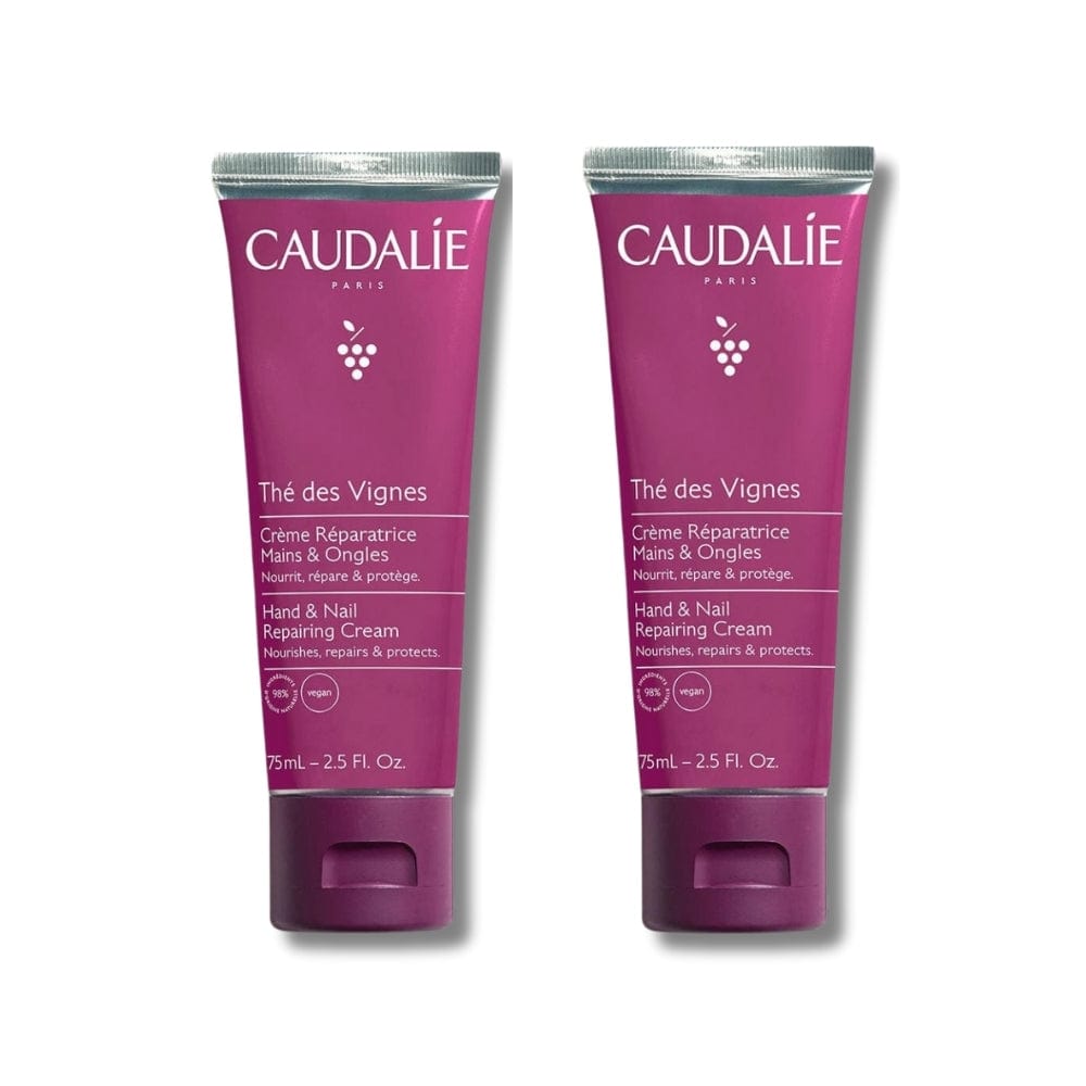 Caudalie The Des Vignes Repairing Hand and Nail Care Cream 75 ml / 2.5 fl oz (2-Pack)