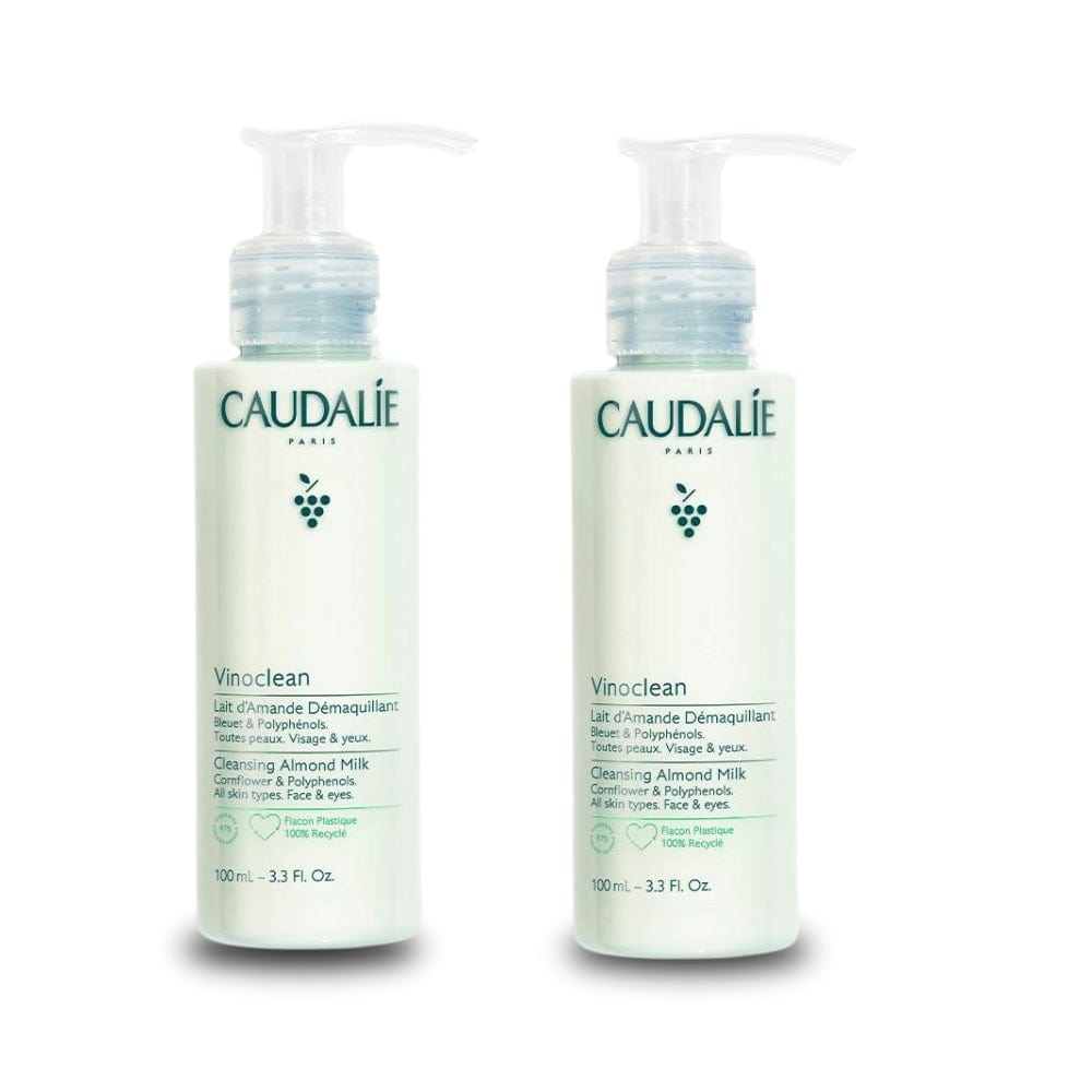 Caudalie Vinoclean Almond Oil Cleansing Milk 100 ml / 3.4 fl oz (2-Pack)