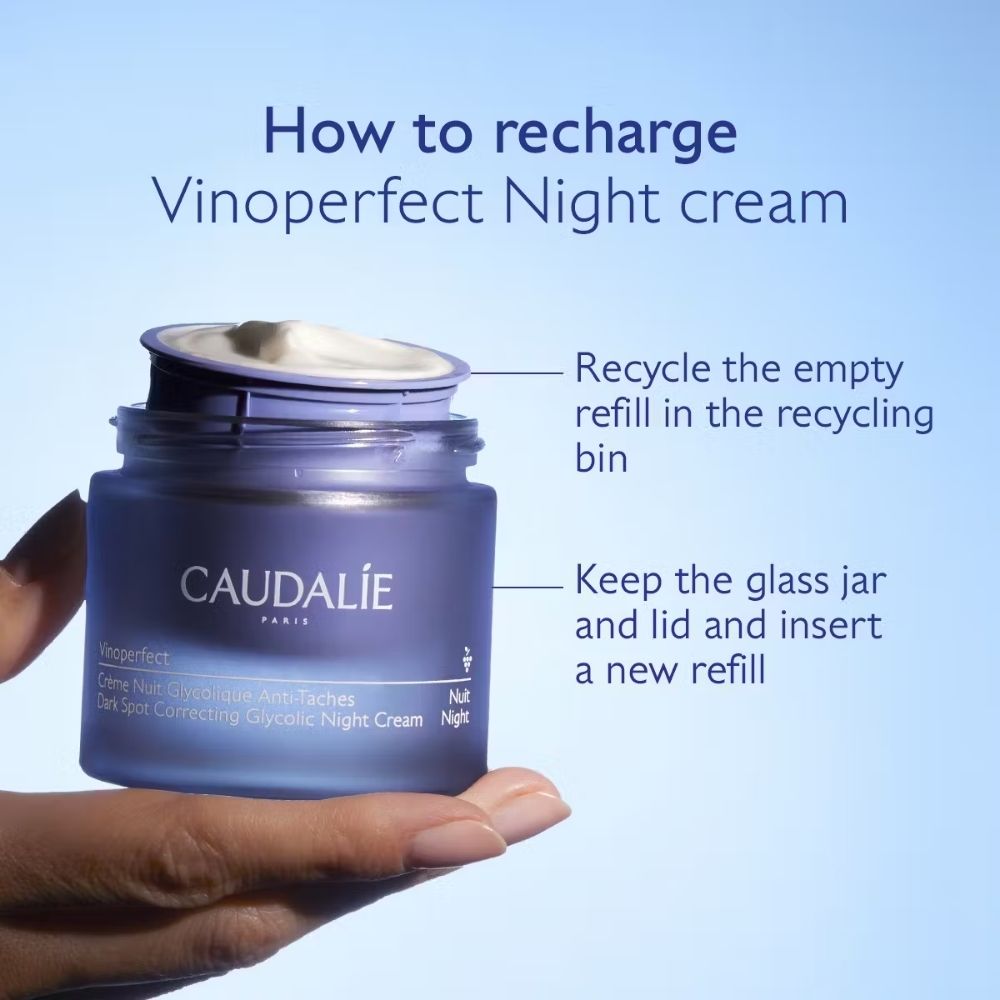 Caudalie Vinoperfect Anti-Blemish Glycolic Night Cream 50 ml / 1.7 fl oz - Refill