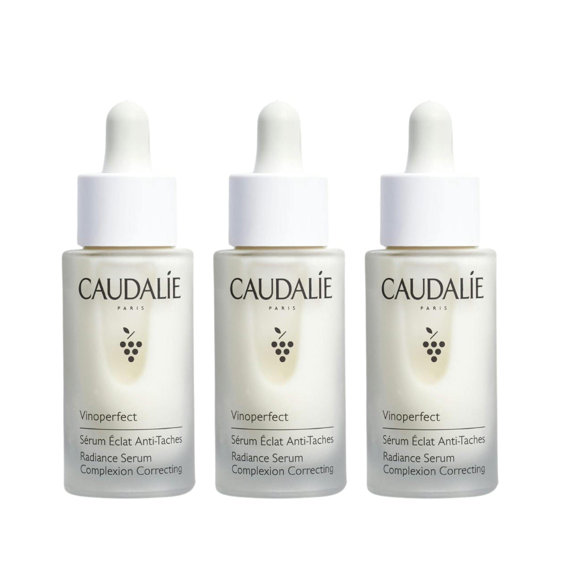 Caudalie Vinoperfect Anti-Dark Spot Radiance Serum Vitamin C Alternative 30 ml / 1 fl oz (3-Pack)