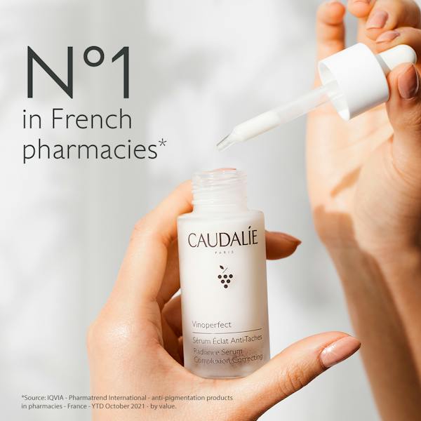 Caudalie Vinoperfect Anti-Dark Spot Radiance Serum Vitamin C Alternative 30 ml / 1 fl oz (2-Pack)