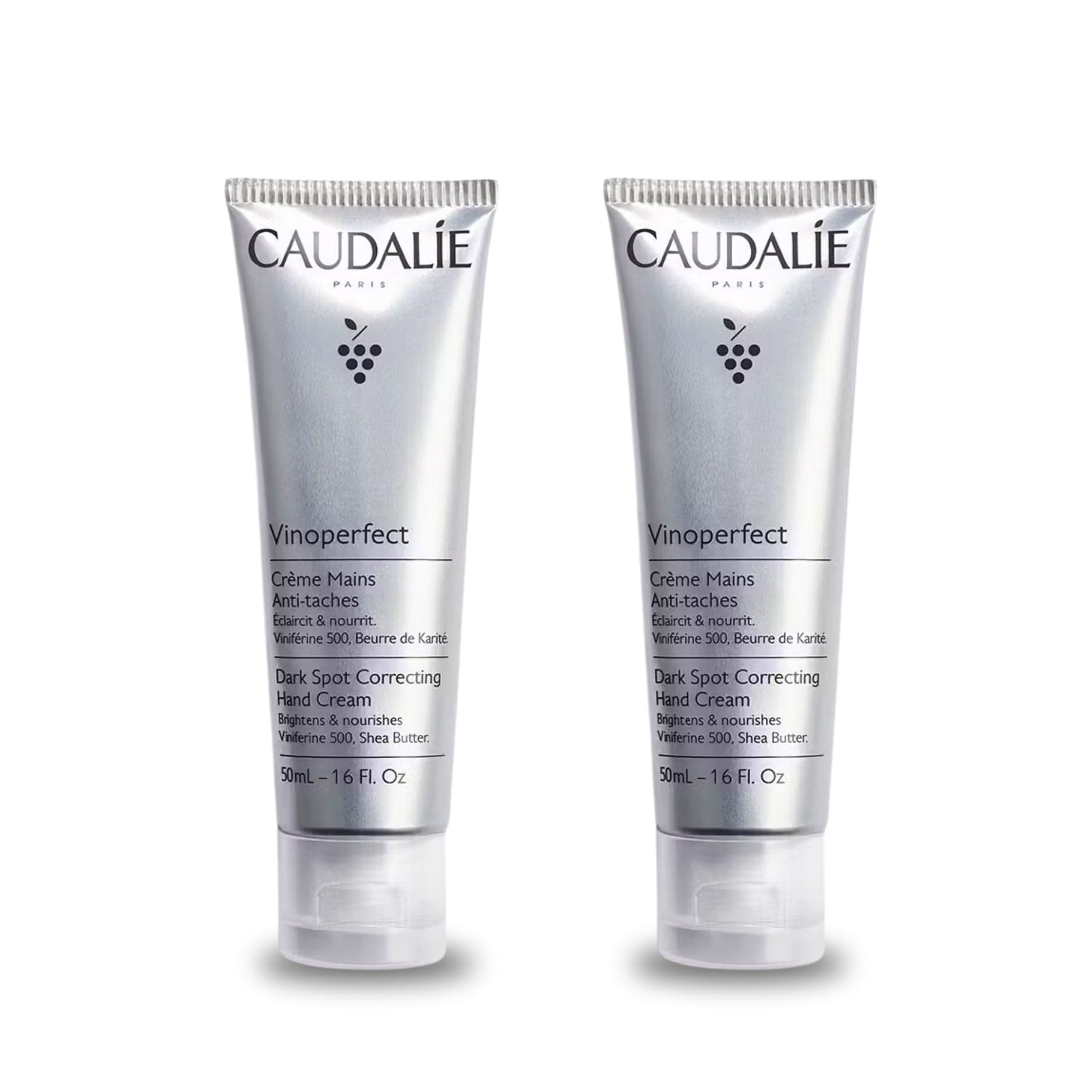 Caudalie Vinoperfect Anti-Spot Hand Care Cream 50 ml / 1.7 fl oz (2-Pack)