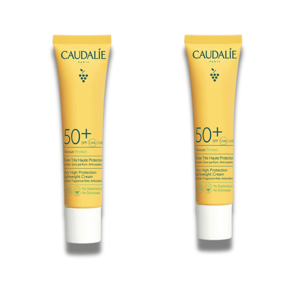 Caudalie Vinosun Protect Very High Protection Lightweight Cream SPF50+ 40 ml / 1.4 fl oz (2-Pack)