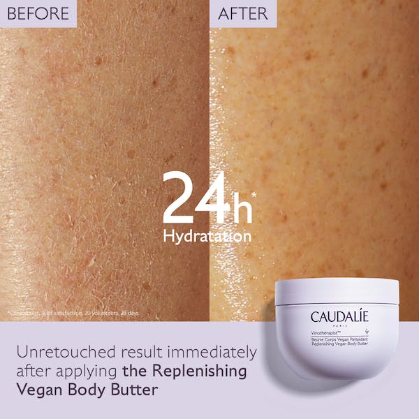 Caudalie Vinotherapist Replenishing Vegan Body Butter 250 ml / 8.5 fl oz (2-Pack)