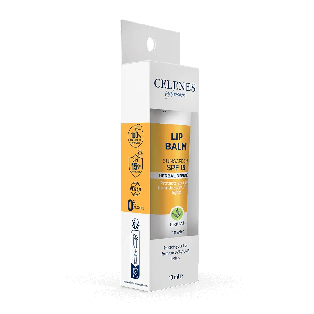 Celenes by Sweden Herbal Defence Lip Balm With Sunscreen Spf 15 10 ml / 0.3 fl oz
