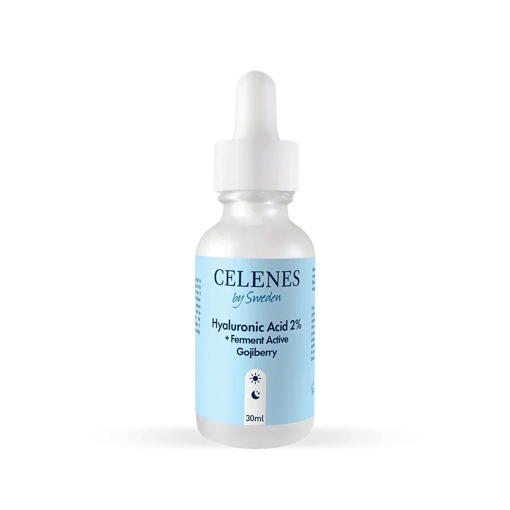 Celenes by Sweden Rena Hyaluronic Acid 2% +Ferment Active Gojiberry 30 ml / 1 fl oz