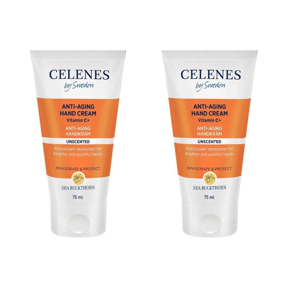 Celenes by Sweden Sea Buckthorn Anti-Aging Hand Cream 75 ml / 2.5 fl oz (2-Pack)