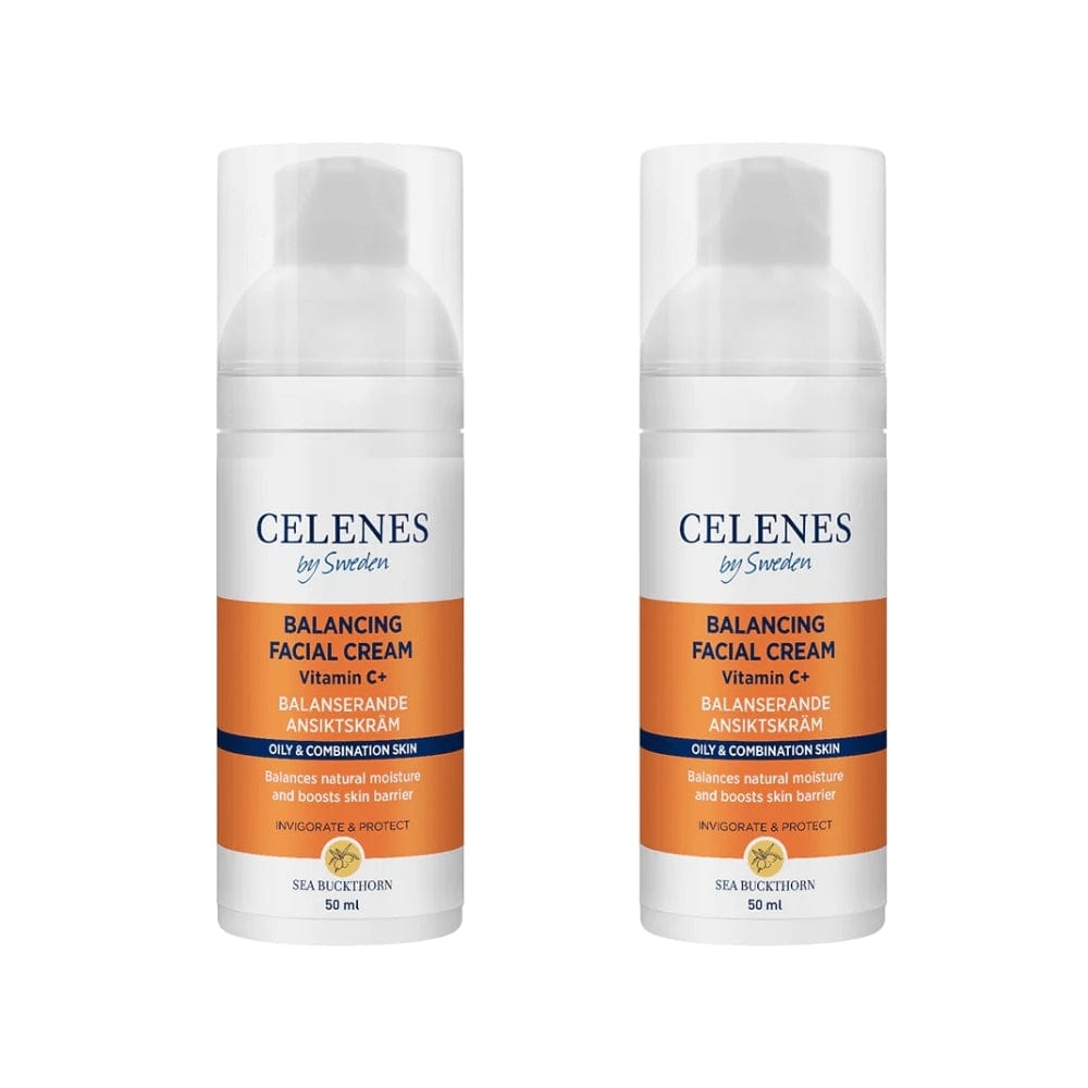 Celenes by Sweden Sea Buckthorn Balancing Facial Cream 50 ml / 1.7 fl oz (2-Pack)