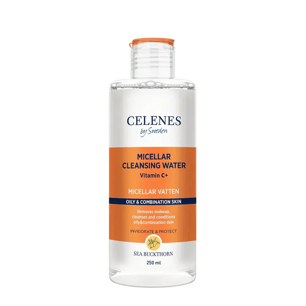Celenes by Sweden Sea Buckthorn Micellar Cleasing Water 250 ml / 8.5 fl oz